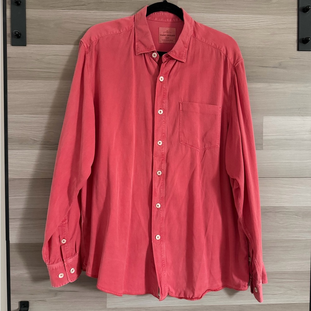 Tommy Bahama Jeans Men’s Cotton / Tencel Blend Long Sleeve Shirt Size Large